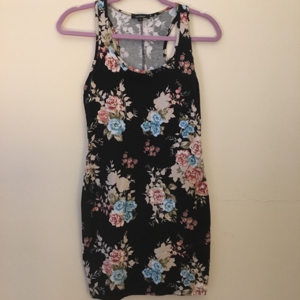 Floral Body Con Dress